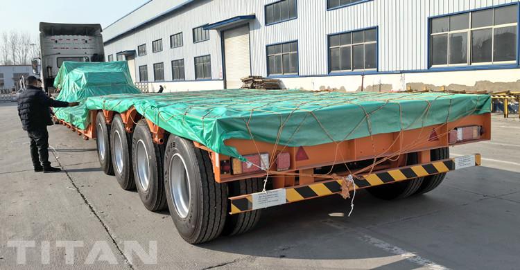 4 Axle Removable Gooseneck RGN Trailer Price in Dominican