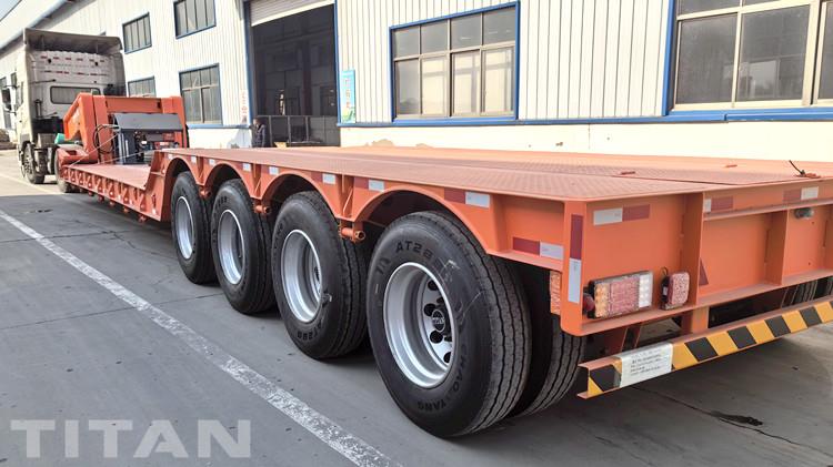 4 Axle Removable Gooseneck RGN Trailer Price in Dominican