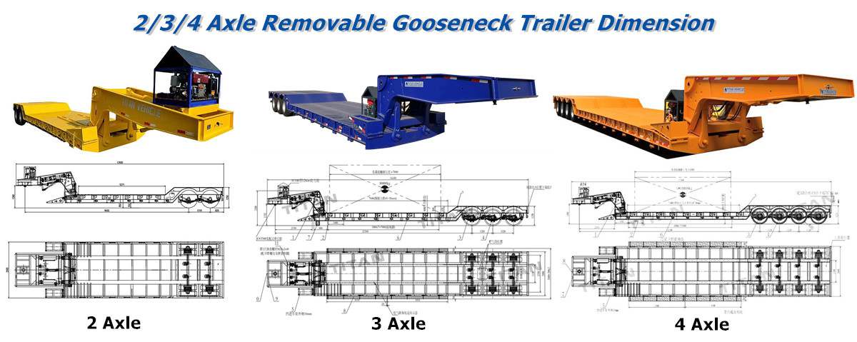 Removable Gooseneck Trailer for Sale in Nigeria