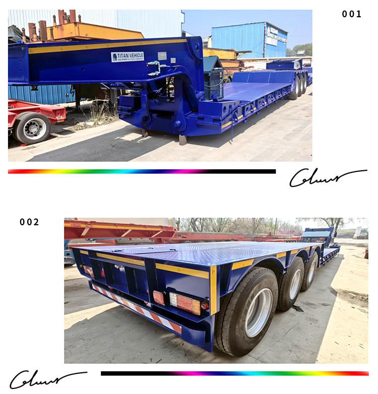 Removable Gooseneck RGN Lowboy Trailer Price in Panama