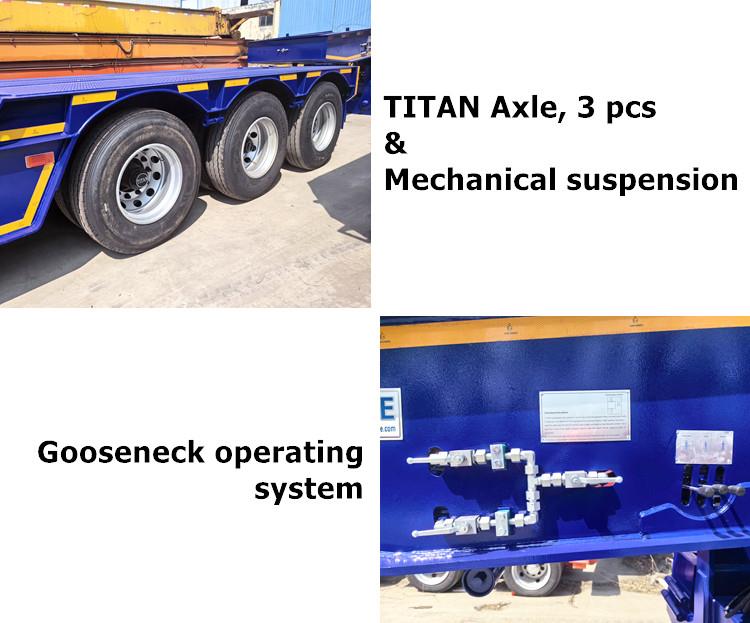 Removable Gooseneck RGN Lowboy Trailer Price in Panama