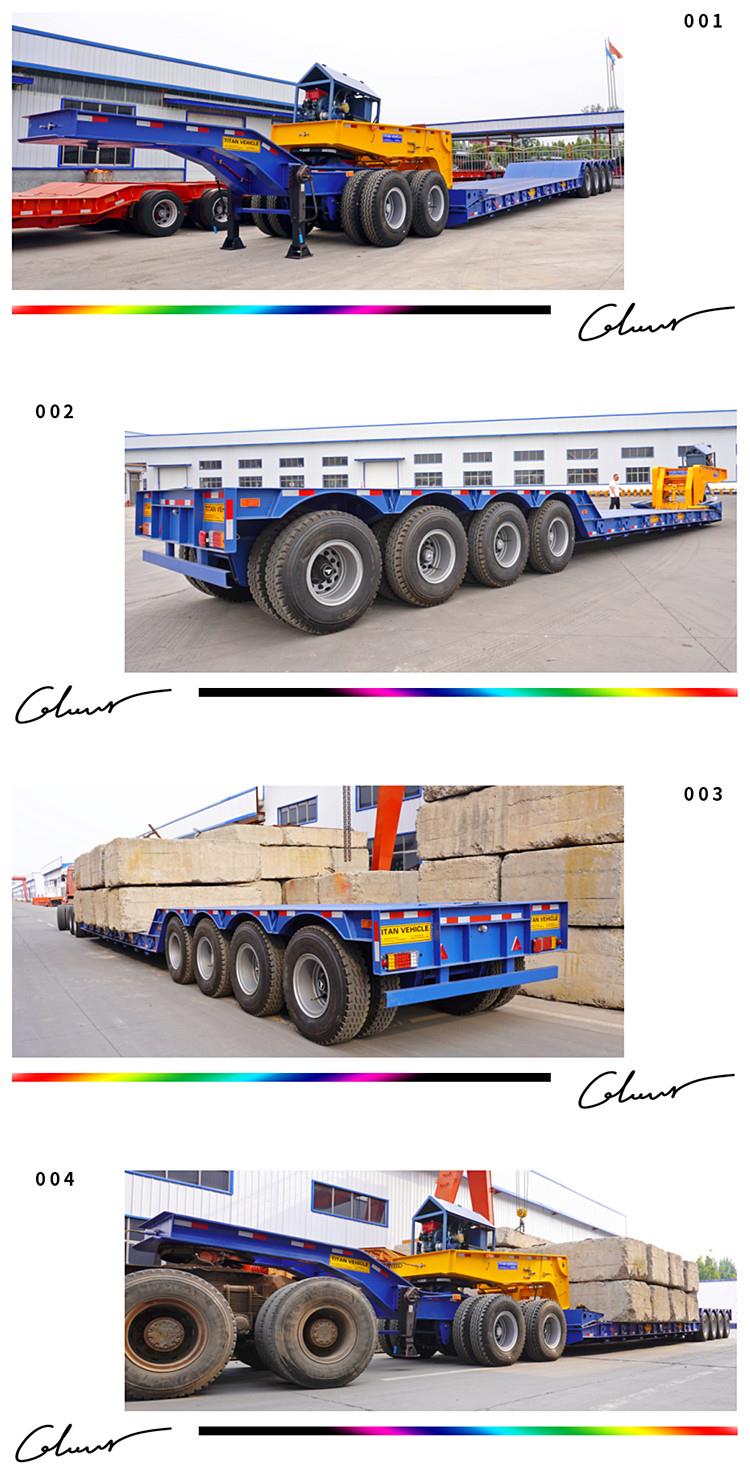 150 Ton Removable Gooseneck Lowboy Trailer for Sale in Nigeria