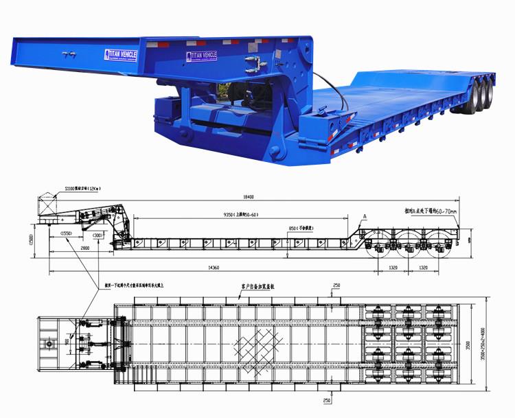 120 Ton Lowboy RGN Trailer Price in Trinidad and Tobago