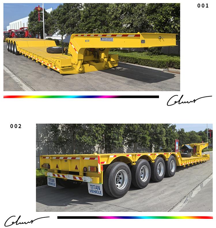 4 Axle 100T Gooseneck Detachable Trailer for Sale in Guyana