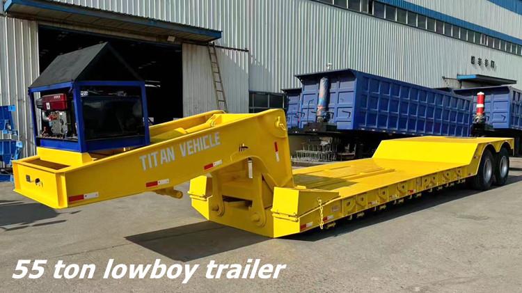 New 2 Axle 55 Ton Lowboy Trailer for Sale in Mexico