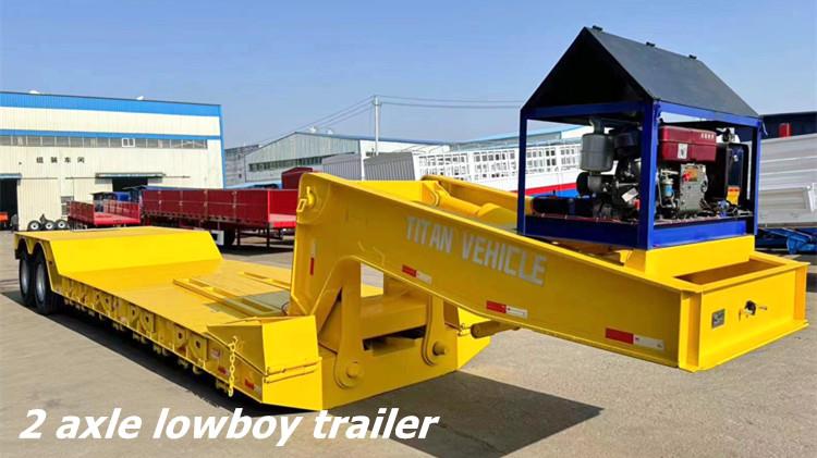 New 2 Axle 55 Ton Lowboy Trailer for Sale in Mexico