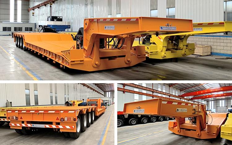 4 Axle 80 Ton Gooseneck Lowboy Trailer Price in Trinidad and Tobago