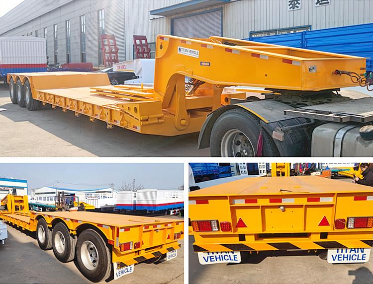 Front Loading Hydraulic Lowbed Trailer for Sale in Kenya