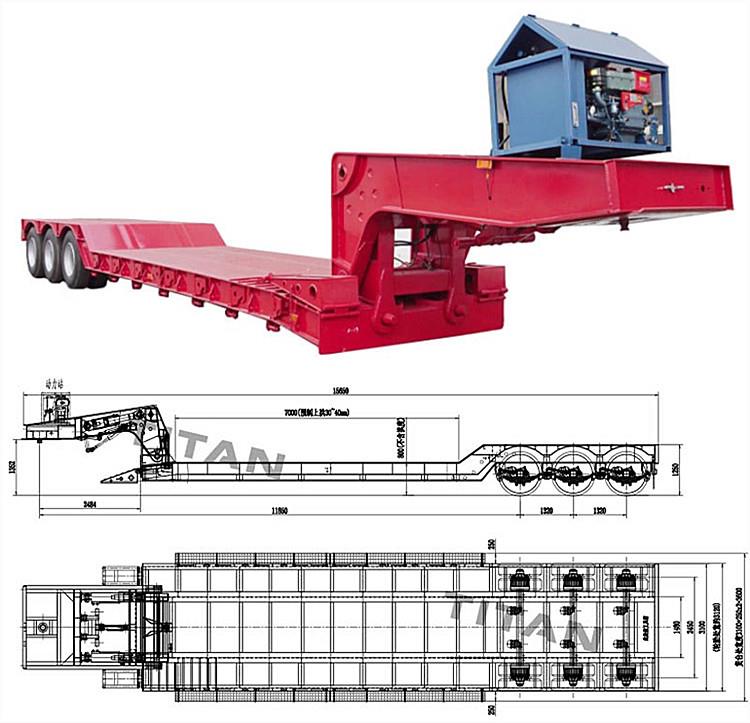 Front Loading Low Loader Trailer for Sale in Jamaica