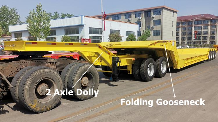 Folding Gooseneck Down Trailer for Sale in Chile