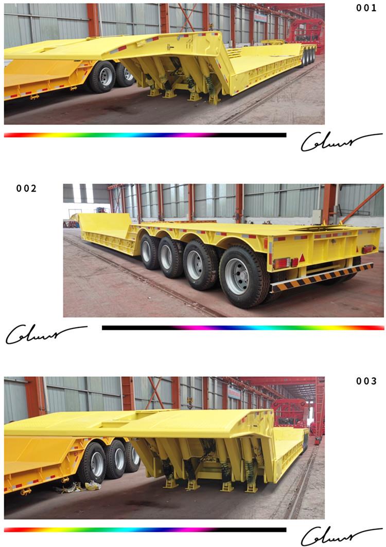 Folding Gooseneck Down Trailer for Sale in Chile