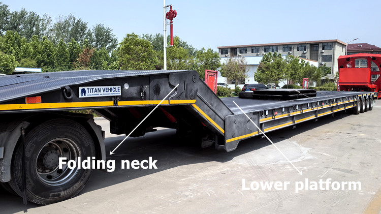 XL Hydraulic Folding Gooseneck Lowbed Trailer Price