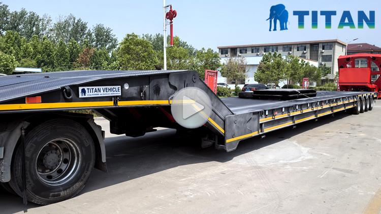 XL Hydraulic Folding Gooseneck Lowbed Trailer Price