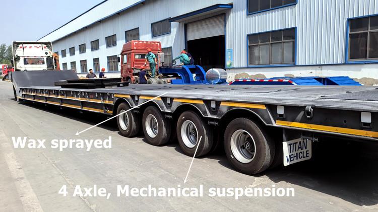 XL Hydraulic Folding Gooseneck Lowbed Trailer Price