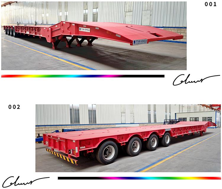 100 Ton Folding Neck Lowboy Trailer for Sale