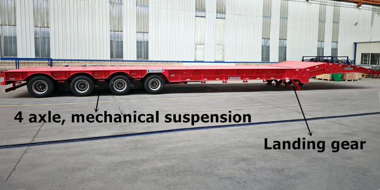 100 Ton Folding Neck Lowboy Trailer for Sale