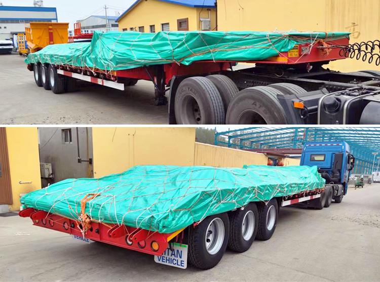 What is Low Bed Trailer? 50 Ton 3 Axle Low Bed Trailer Truck in Ghana