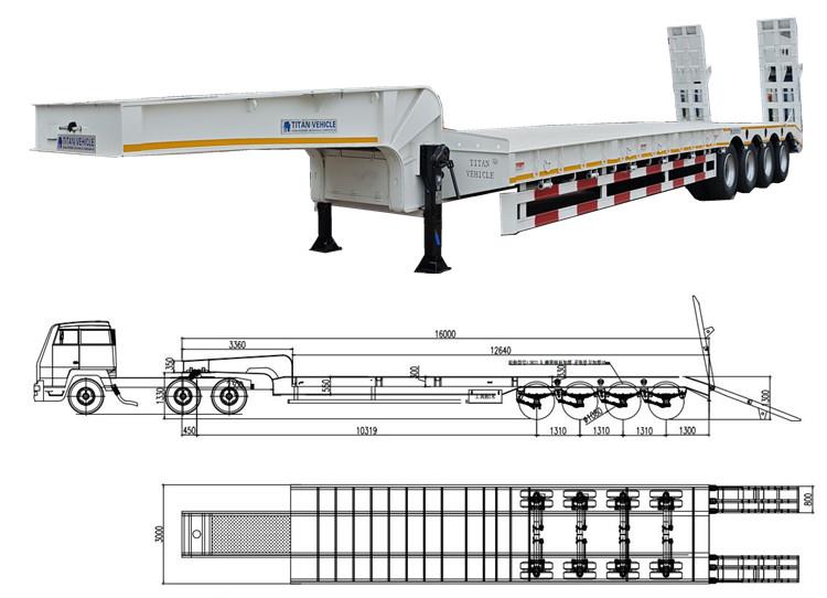 40 Ft Semi Low Bed Trailer for Sale in the Philippines