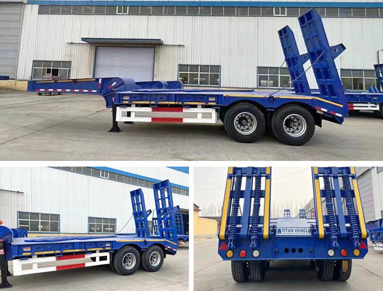 2 Axle Low Bed Truck Trailer Price in Sierra Leone