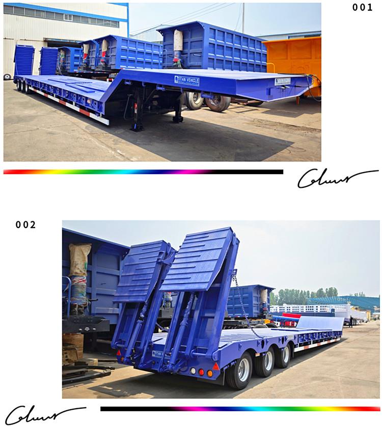 Tri Axle Low Loader Trailer for Sale in Indonesia