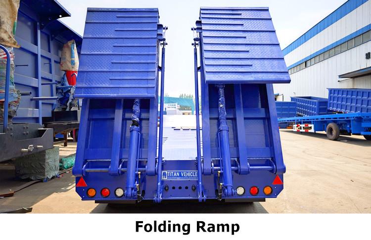 Tri Axle Low Loader Trailer for Sale in Indonesia