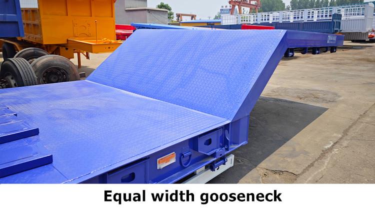 Tri Axle Low Loader Trailer for Sale in Indonesia