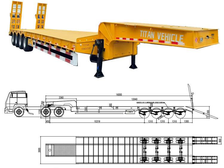 4 Axle Semi Low Loader Trailer for Sale in Zimbabwe