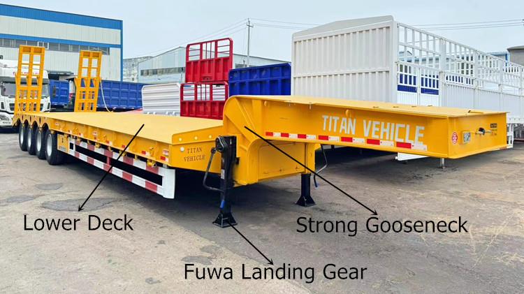 4 Axle Semi Low Loader Trailer for Sale in Zimbabwe