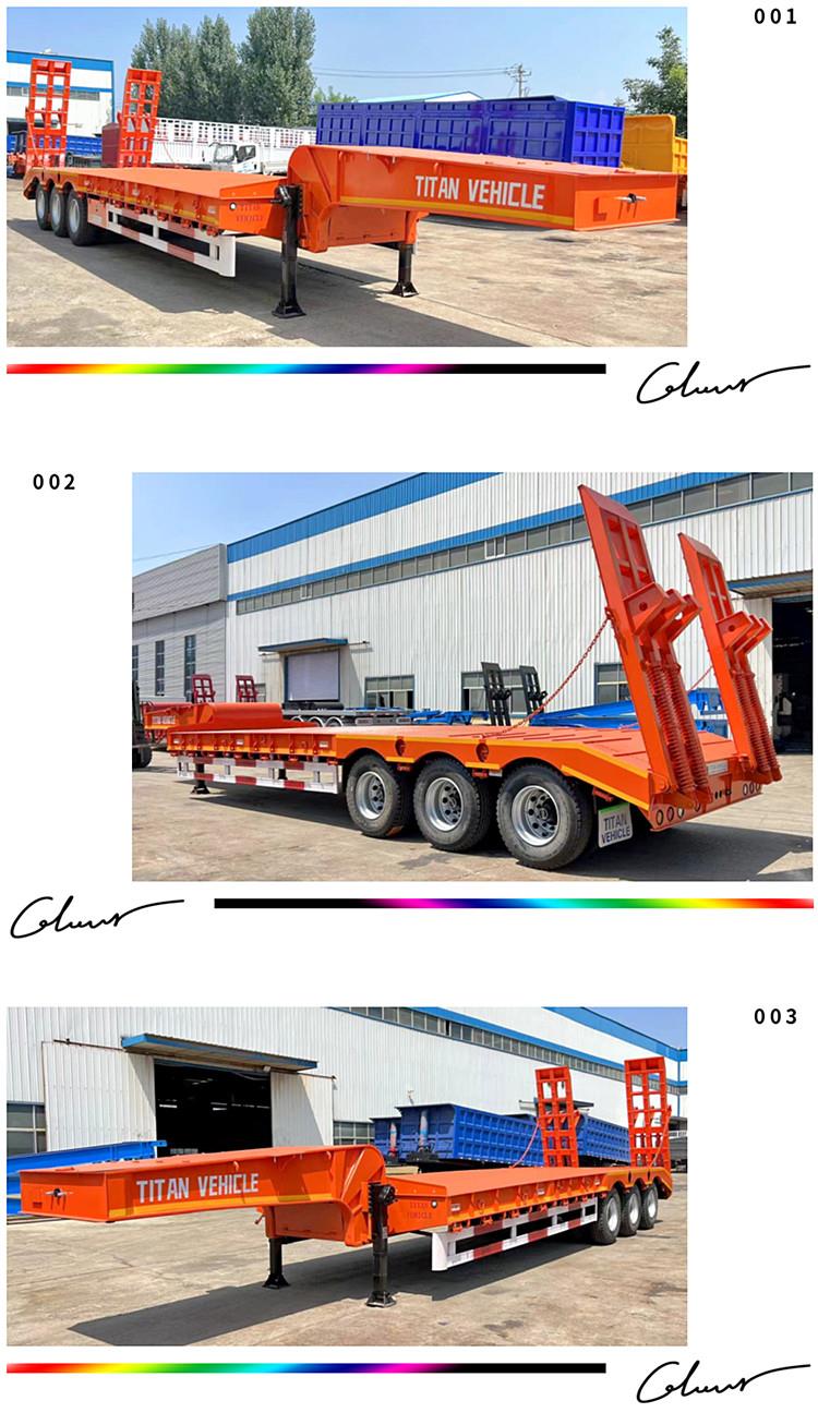 Tri Axle Drop Deck Trailer for Sale in United Arab Emirates