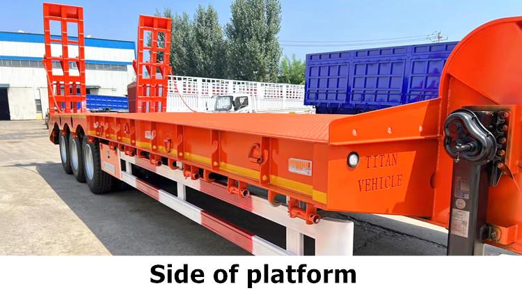 Tri Axle Drop Deck Trailer for Sale in United Arab Emirates