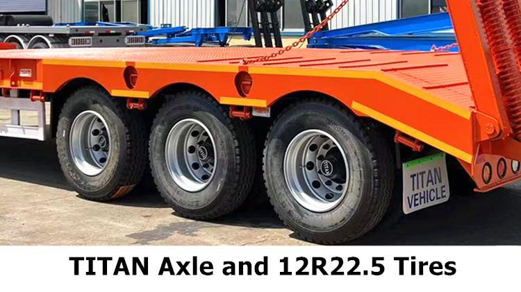 Tri Axle Drop Deck Trailer for Sale in United Arab Emirates