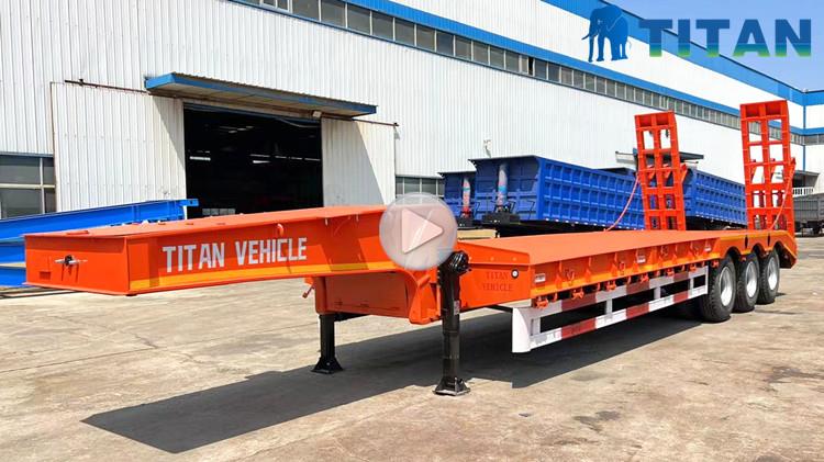 Tri Axle Drop Deck Trailer for Sale in United Arab Emirates