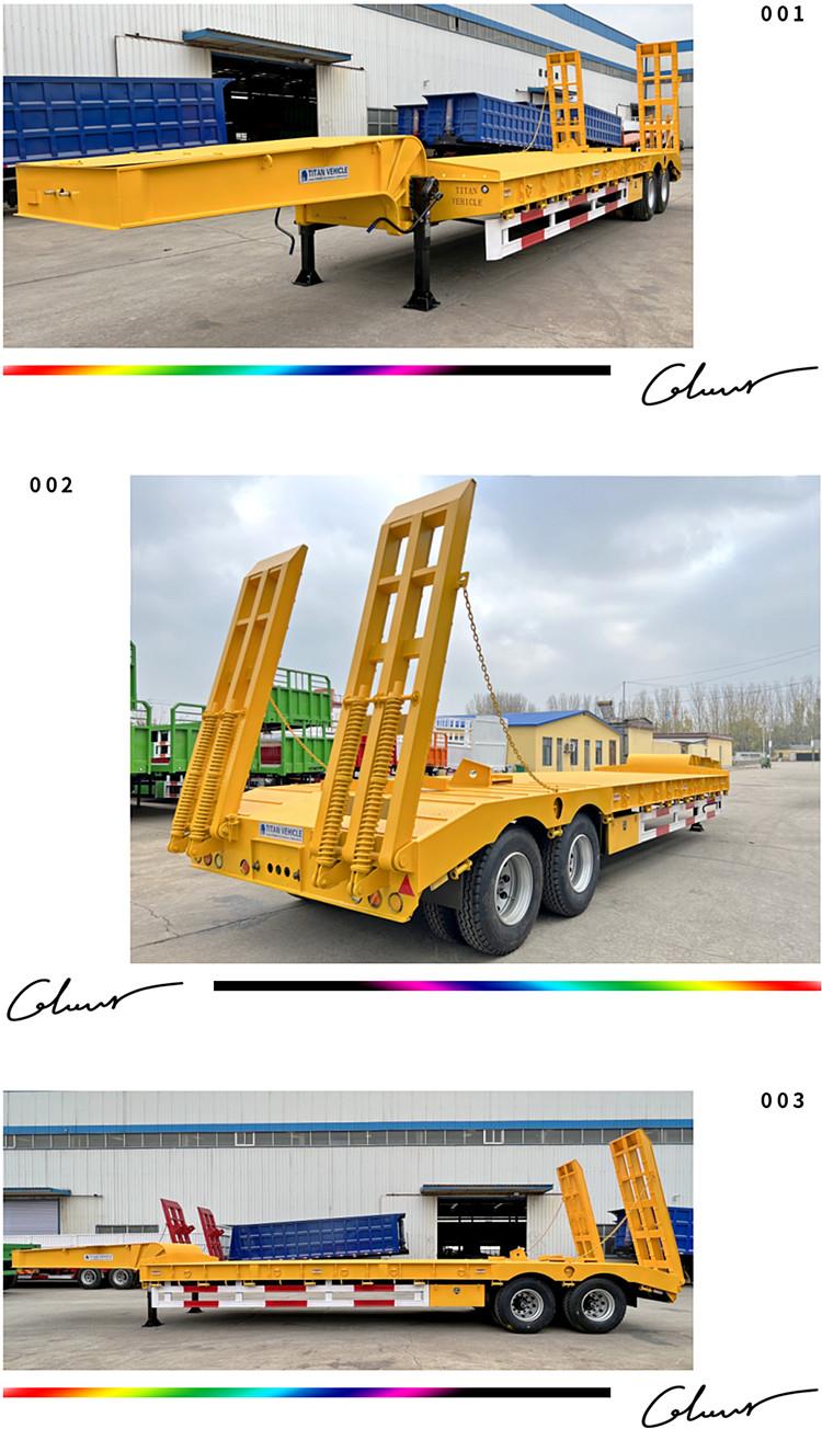 2 Axle Low Loader Trailer Price in Mali