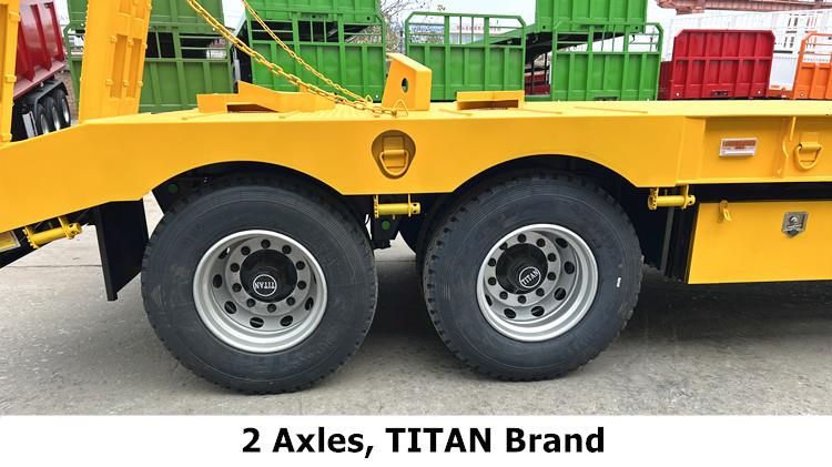 2 Axle Low Loader Trailer Price in Mali