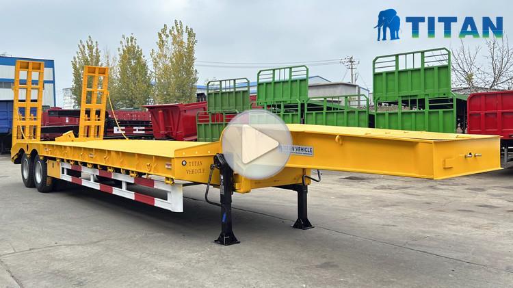 2 Axle Low Loader Trailer Price in Mali