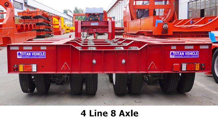  150 Ton 4 Line 8 Axle RGN Trailer for Sale in Surinam