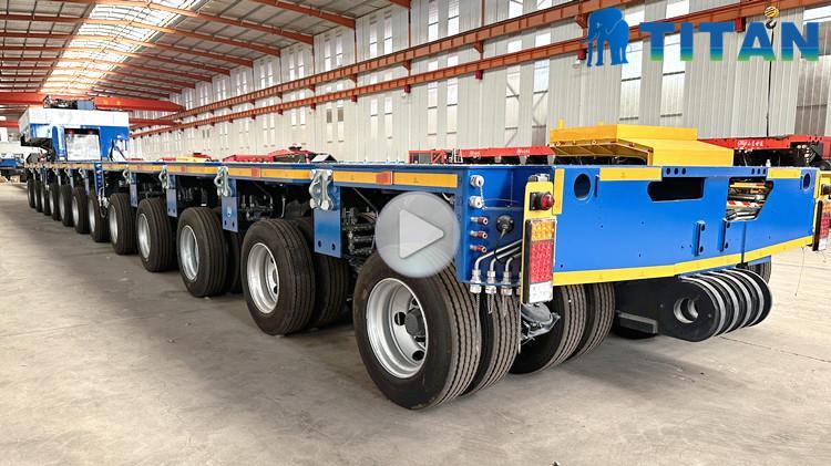 12 Hydraulic Axle Modular Semi Trailer Price