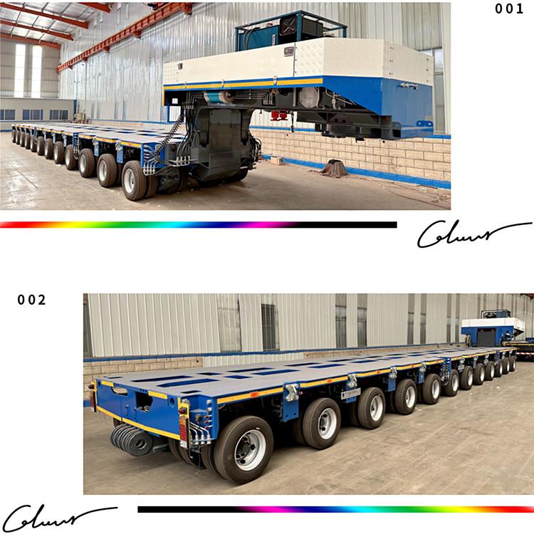 12 Hydraulic Axle Modular Semi Trailer Price