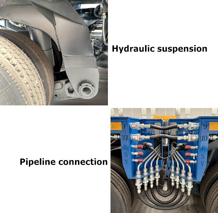 12 Hydraulic Axle Modular Semi Trailer