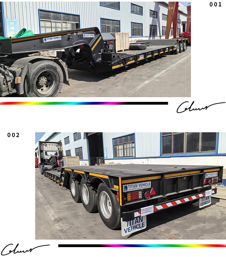 Tri Axle 80 Ton Removable Gooseneck Trailer for Sale in Ivory Coast