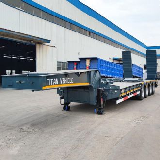 100 Ton 4 Axle Lowbed Trailer