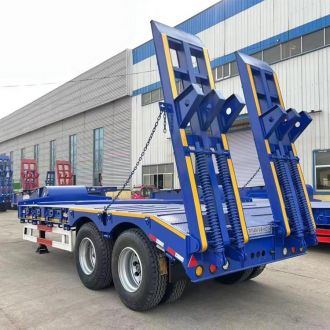 2 Axle Low Bed Truck Trailer