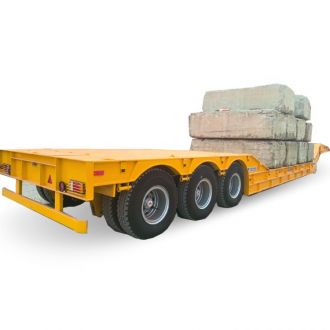 3 Axle 120 Ton Folding Gooseneck Lowboy Trailer