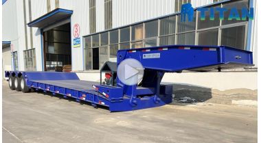 80 Ton Tri Axle Detachable Gooseneck Trailer