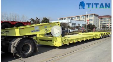 5 Line 10 Axle 200 Ton RGN Trailer