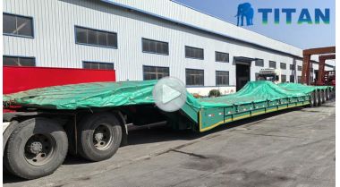 5 Axle 110 Ton Folding Gooseneck Low Bed Trailer